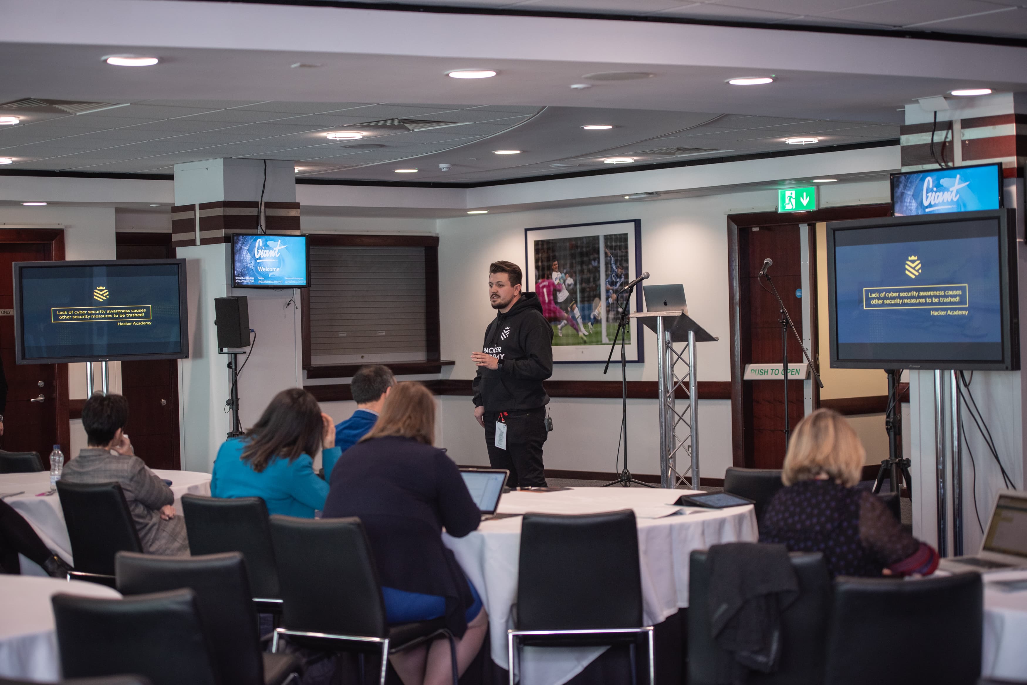 Cyber security training session